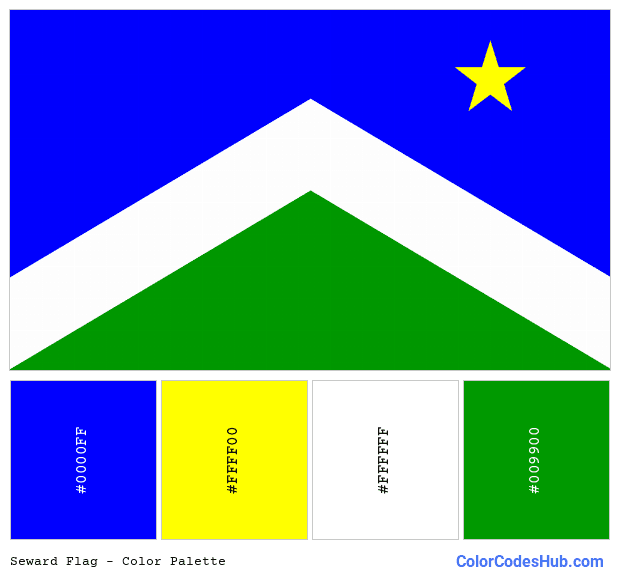 Seward flag color palette