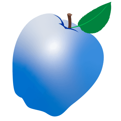 Blue Apple Bus Company color logo