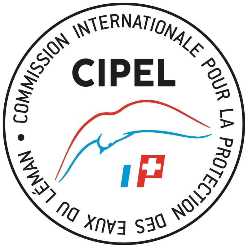 The International Commission for the Protection of the Waters of Lake Geneva color logo