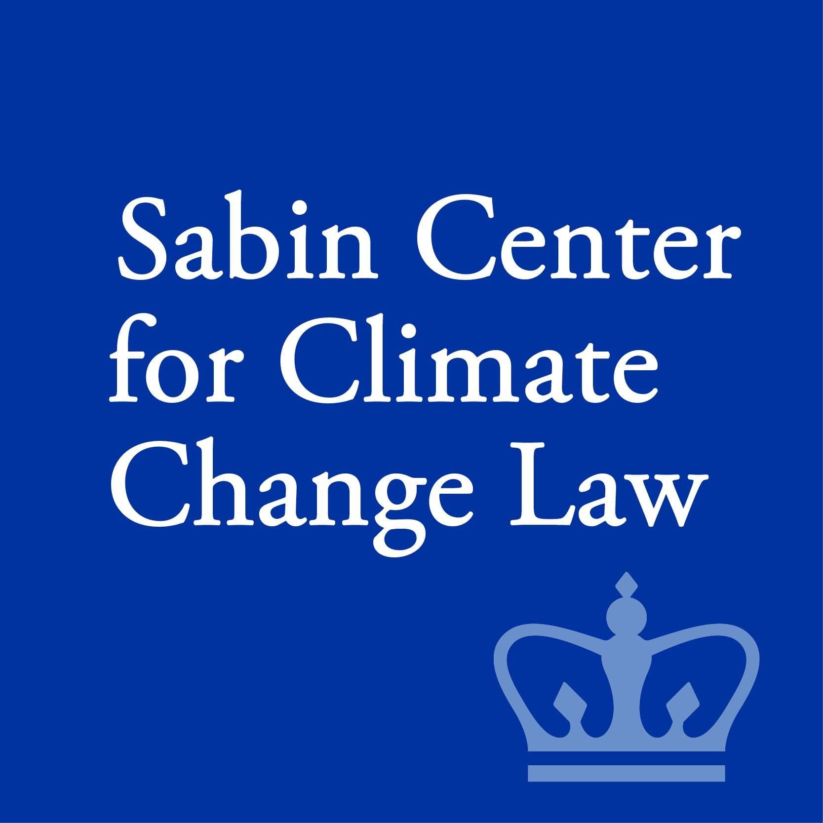 Sabin Center for Climate Change Law color logo