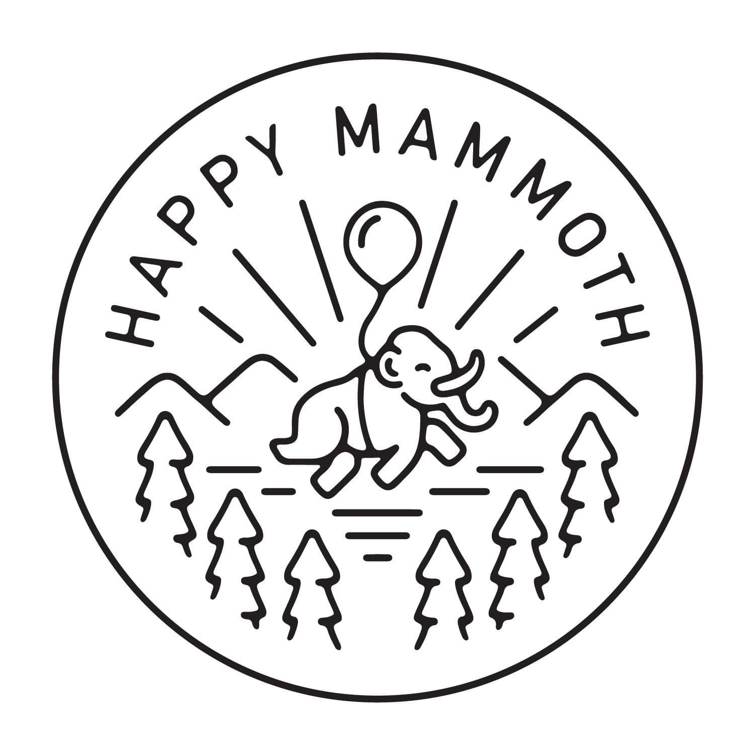 Happy Mammoth color logo