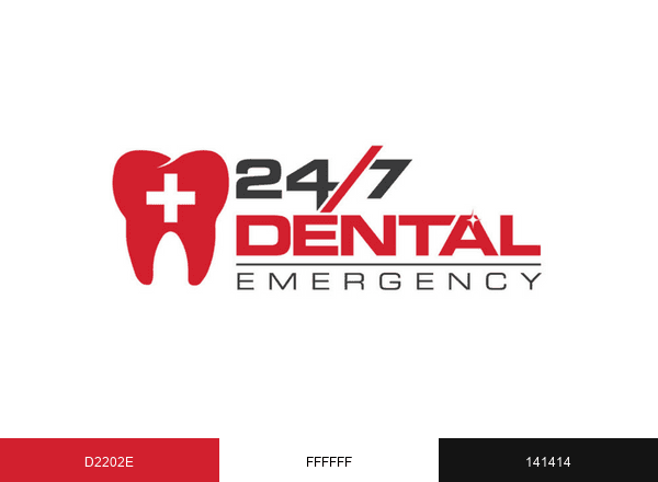 247 Dental brand color palette