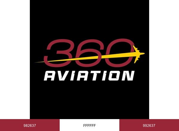 360 Aviation LLC brand color palette