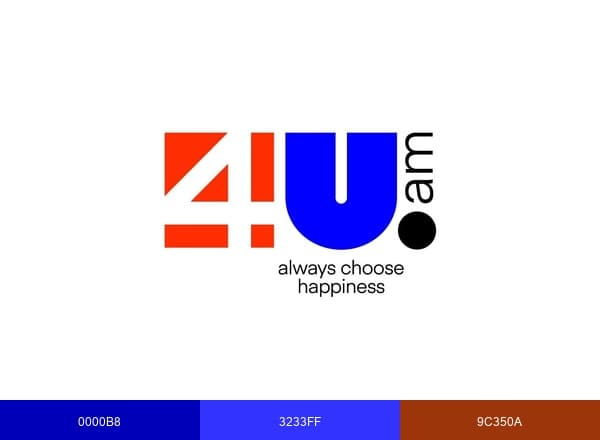 4U.Am brand color palette