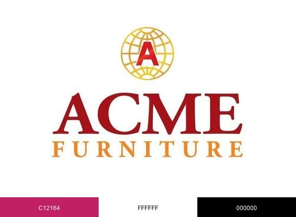 Acme Furniture brand color palette