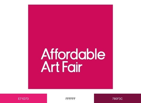 Affordable Art Fair brand color palette