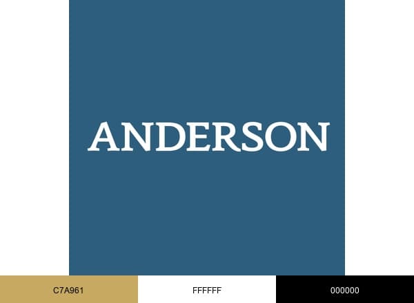 Anderson Business Advisors brand color palette