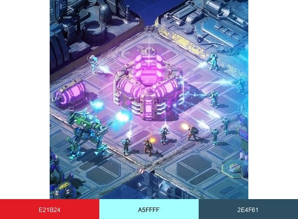 AMT Games brand color palette
