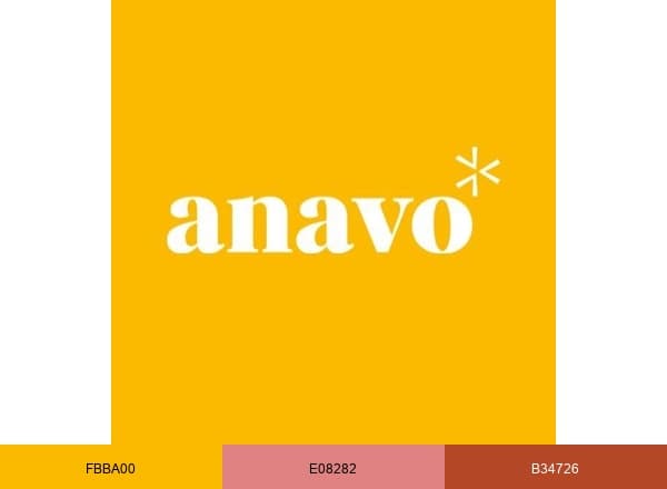 Anavo brand color palette