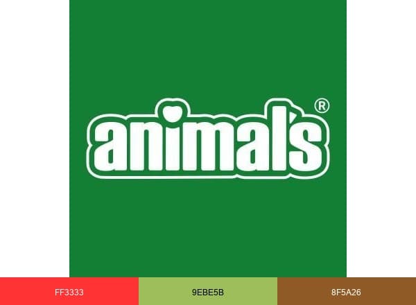 Animal's brand color palette