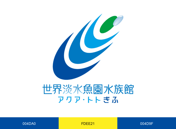 世界淡水魚園水族館 アクア・トト ぎふ brand color palette