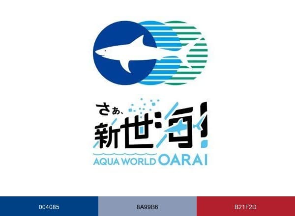 アクアワールド茨城県大洗水族館 brand color palette