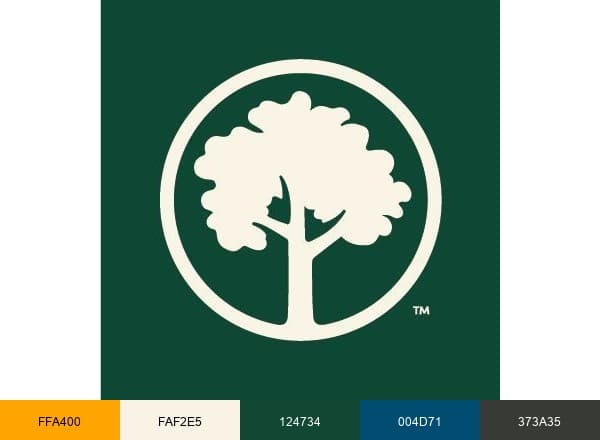 Arbor Day Foundation brand color palette