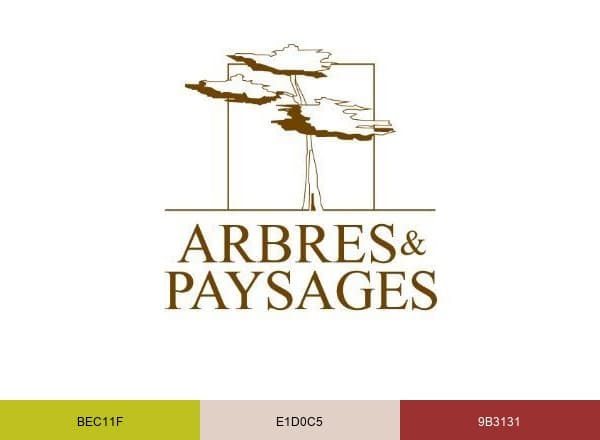 Arbresetpaysages brand color palette