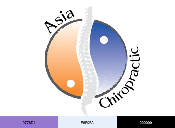 Asia Chiropractic and Wellness Singapore brand color palette