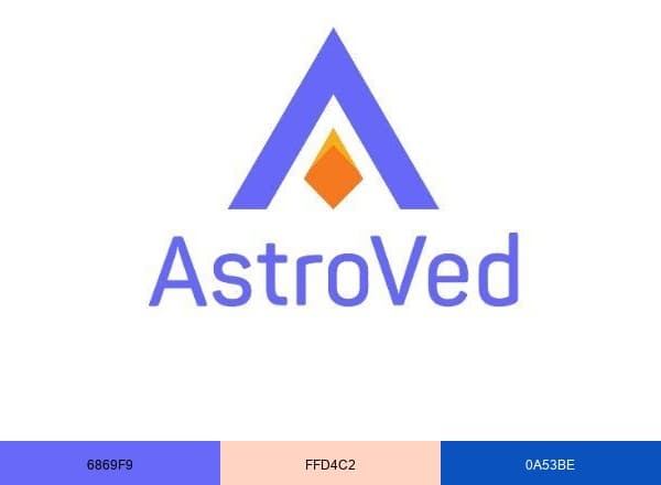 Astroved brand color palette