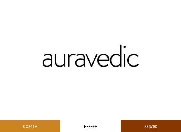 Auravedic brand color palette