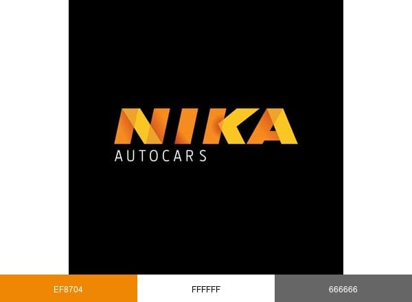 Autocares Nika brand color palette