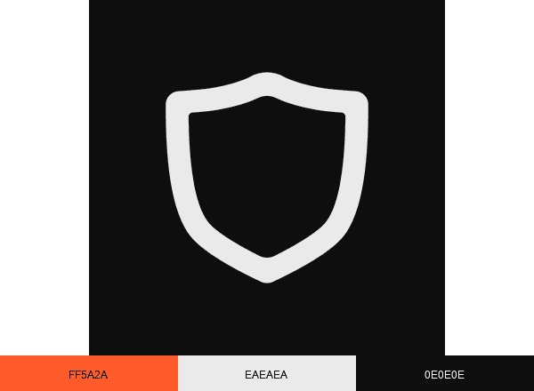 Binary Defense brand color palette