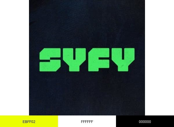 SYFY brand color palette