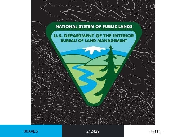 Bureau of Land Management brand color palette