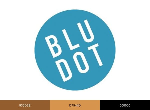 Blu Dot brand color palette