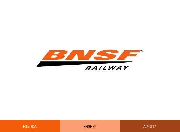 BNSF Railway brand color palette