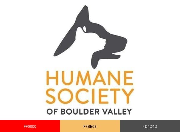HumaneSocietyBoulder brand color palette