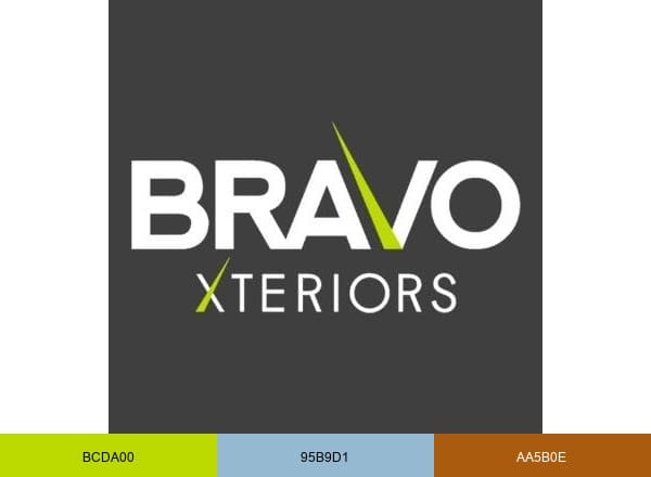 Bravo Xteriors brand color palette