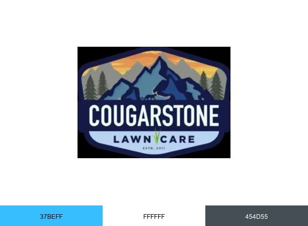 Cougarstone Lawn Care brand color palette