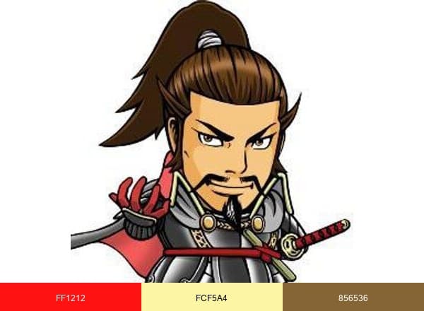 武将ジャパン brand color palette