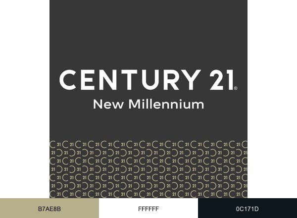 CENTURY 21 New Millennium brand color palette