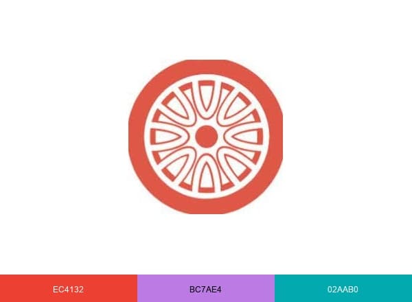 CarBike360 brand color palette