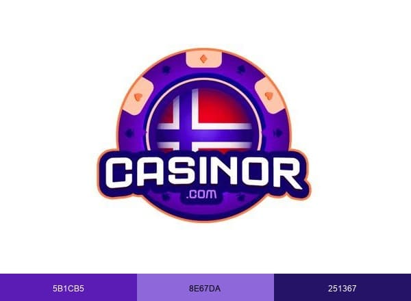 Casinor.com brand color palette