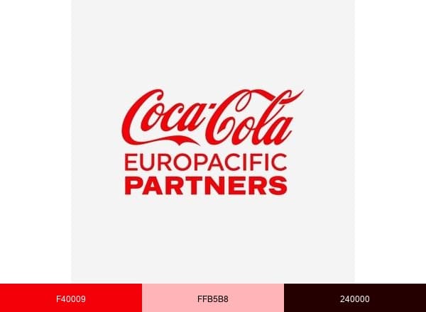 Coca-Cola Europacific Partners brand color palette