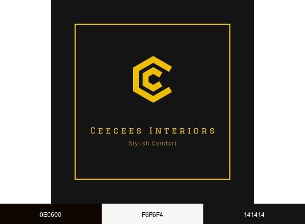 Ceecees Interiors Inc Home brand color palette
