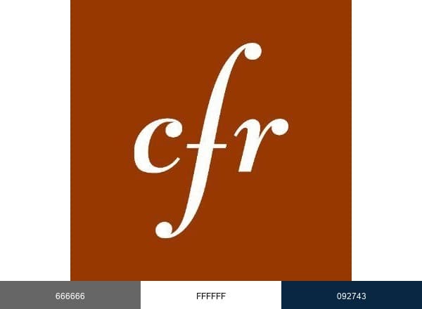 Council on Foreign Relations brand color palette