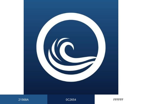 Club Ocean brand color palette