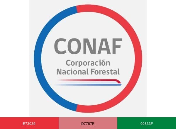 CONAF brand color palette