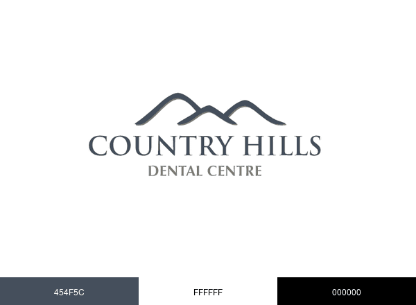 Country Hills Dental brand color palette