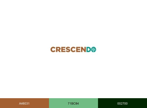 Crescendo Africa brand color palette