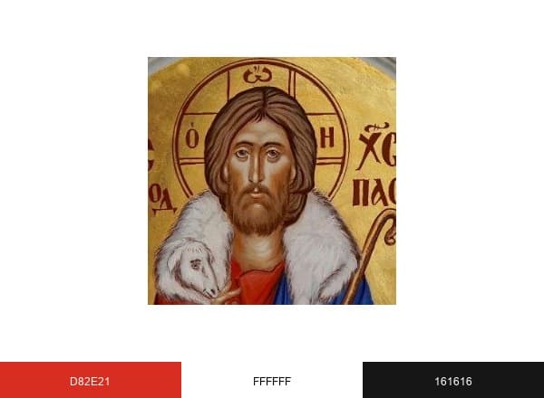 Crkveni Kalendar brand color palette