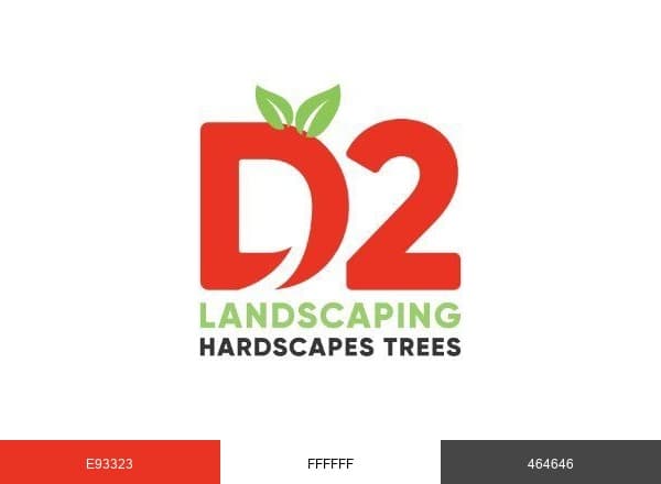 D2 Landscaping and Outdoor Services brand color palette