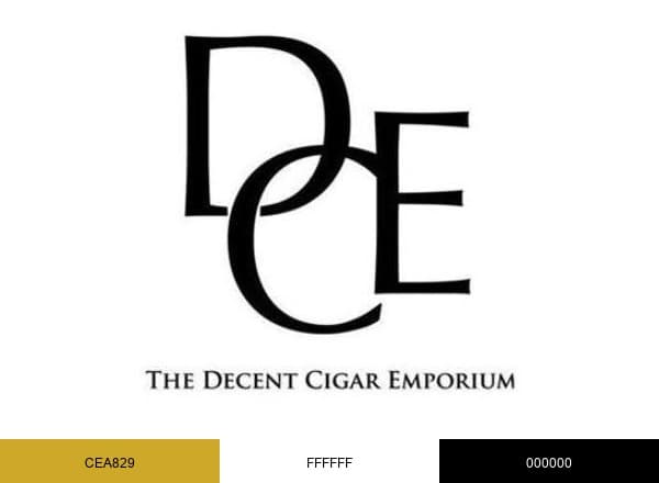 The Decent Cigar Emporium brand color palette