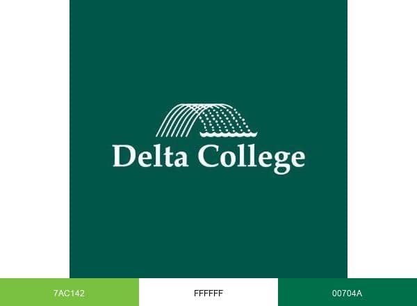 Delta College brand color palette