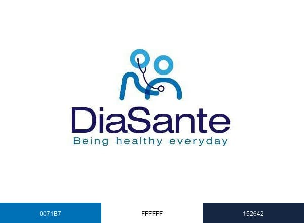 DiaSante Health brand color palette