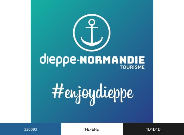 Dieppetourisme brand color palette