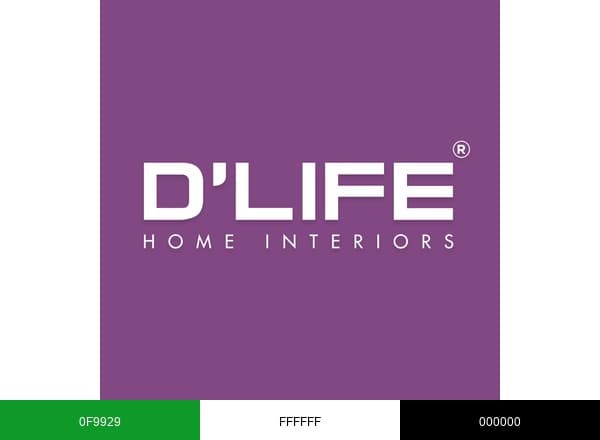 DLIFE Home Interiors brand color palette
