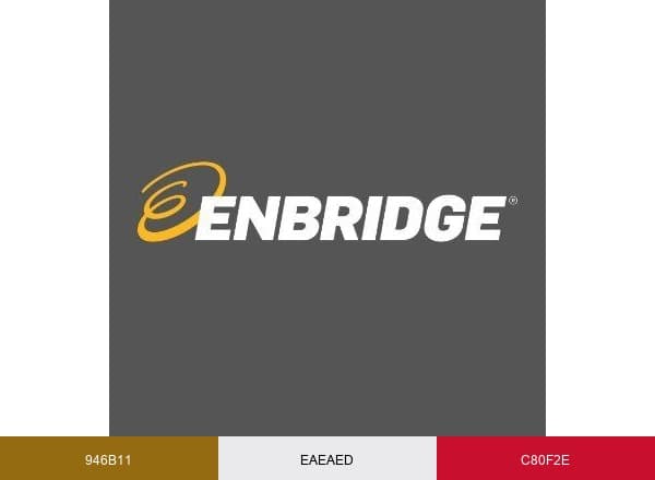 Enbridge Gas North Carolina brand color palette