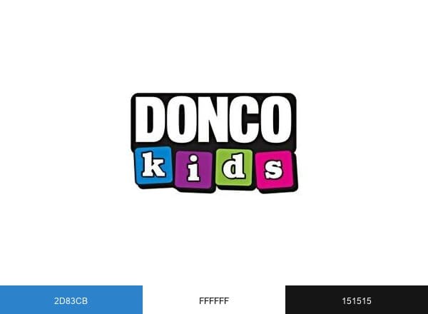 Donco Kids brand color palette